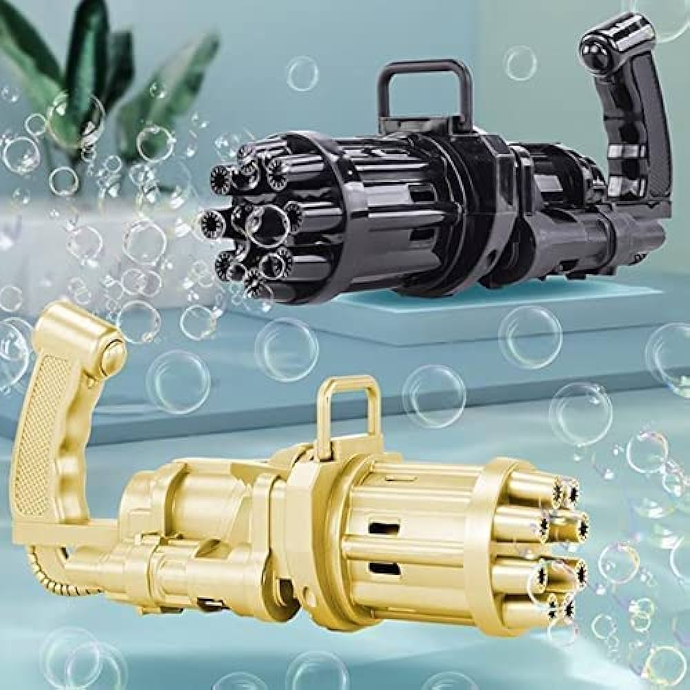Gatling Automatic Water Bubble Gun Toy For Kids